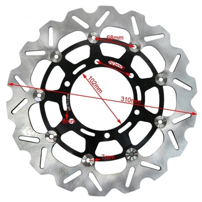 ID 102mm Замена тормозных дисков для Suzuki Мотоциклетные детали Прочный Fit GSX R 600 750 1000 2.27kg