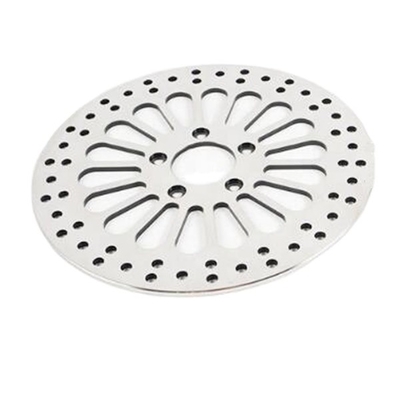 OD 299mm 11,8 дюйма Задние полированные тормозные роторы для Harley Правый левый монтажный отверстий 5 2,30 кг Положение передний задний
