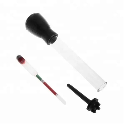 Черно-красный 330mm/13 &quot;Стеклянный резиновый трубки длины автомобильной батареи гидрометр для быстрого обнаружения кислотной воды электролита