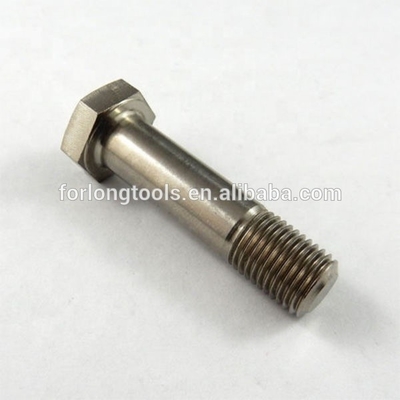 6AL-4V Титановый сплав с естественной отделкой Титан 3/8-24 x 1-1/2 &quot; UNF HEX HEAD BOLT Short Thread Sprint Bolt DIN Standard