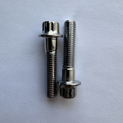 Естественный M8 x1.25x 32MM GR5 12-точечный фланцевый болт для улучшения и настройки производительности гоночных автомобилей