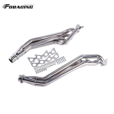 Полированный выхлопный насос из нержавеющей стали для 5.0L V8 Mustang Manifold LS1 LS2 LS3 LS6 LSX Гарантированная пригодность и функция
