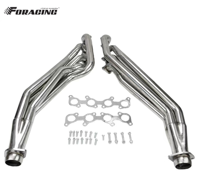 Полированный выхлопный насос из нержавеющей стали для 5.0L V8 Mustang Manifold LS1 LS2 LS3 LS6 LSX Гарантированная пригодность и функция