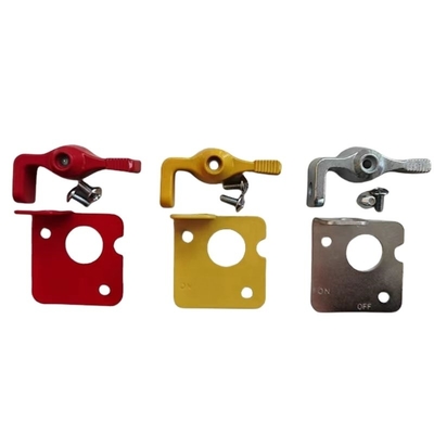 Стандартный OE NO. Универсальный автомобильный монтаж Master Disconnect Switch Lockout Lever Kit с батарейным переключателем в желтом красном и серебряном цветах