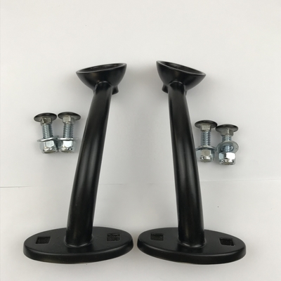 Universal Highboy Fenderless Hot Rod Headlight Mount Черная стальная конструкция для универсальной автомобильной установки OE NO.