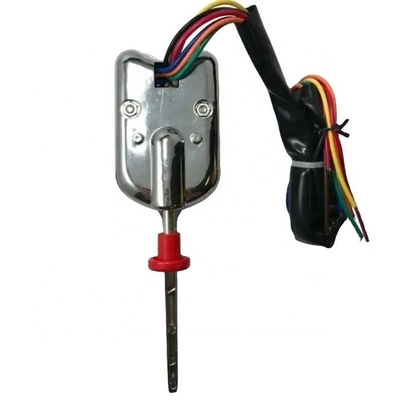 Universal Street Hot Rod Chrome Column Mount Black Turn Signal Switch with Hazard Knob Замена/ремонт Цель