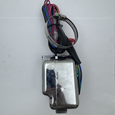 Universal Street Hot Rod Chrome Column Mount Black Turn Signal Switch with Hazard Knob Замена/ремонт Цель