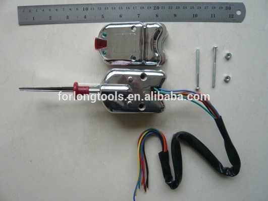 Universal Street Hot Rod Chrome Column Mount Black Turn Signal Switch with Hazard Knob Замена/ремонт Цель
