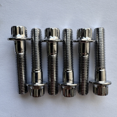 Стандартный Титановый 12 PT RS/ RX Сплит-Рим Kits M7 x 32 болт и гайка Фланцевые винты Идеально подходят для универсального автомобильного монтажа