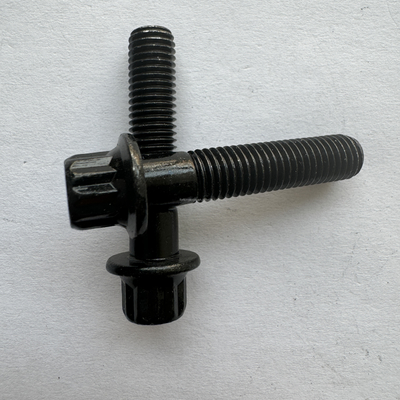 DIN Standard Silver Finish M7x 32MM LENGTH Steel 12 PT Фланцевые болты в черном цвете для автомобильной промышленности