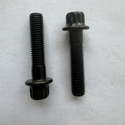 DIN Standard Silver Finish M7x 32MM LENGTH Steel 12 PT Фланцевые болты в черном цвете для автомобильной промышленности