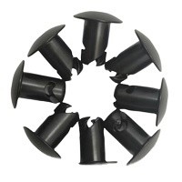 Универсальный 7/16 &quot;Алюминиевый Dzus Button Dome Head Quarter Turn Fasteners.500 Черный Универсальный.500&quot; Хватка с материалом