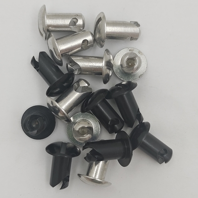 Серебряный Алюминиевый Купол Голова Dzus 7/16 x.500 Быстрые поворотные крепежные устройства для универсальных модификации автомобилей Спринт Быстрая установка