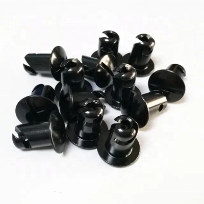 Универсальные автомобильные фитинги.500 Черный Алюминий Dzus Button Dome Head Quarter Turn Fasteners для ремонта/замены спринтовых автомобилей