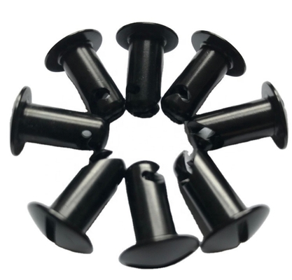 Универсальные автомобильные фитинги.500 Черный Алюминий Dzus Button Dome Head Quarter Turn Fasteners для ремонта/замены спринтовых автомобилей