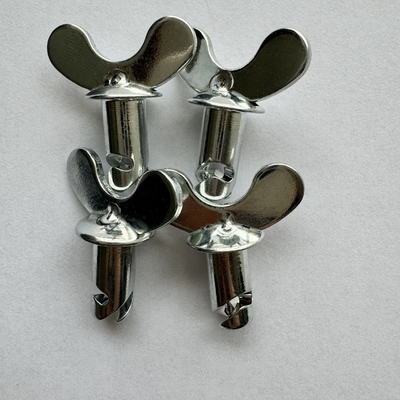 Универсальные кнопки Dzus Dome Butterfly Head для автомобилей Sprint Steel 5/16 &quot;x.500&quot; Серебряный Заменить/ремонтировать Универсальное устройство OEM