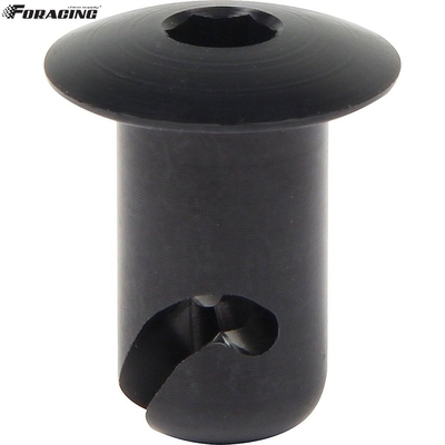 Универсальный год Универсальный 7/16&quot; Алюминиевый Dzus Button Dome Allen Head Quarter Turn Fasteners 0,50&quot; Черный Универсальный для года