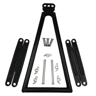 13-5/8&quot; Chromoly 4130 Sprint Car Racing Black Jacobs Ladder Kit с 7-дюймовым ремнем