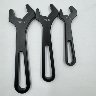 Универсальные автомобильные установки 6PCS AN Spanner Set для AN4-AN16 Fittings Racing CNC Parts в черном алюминии