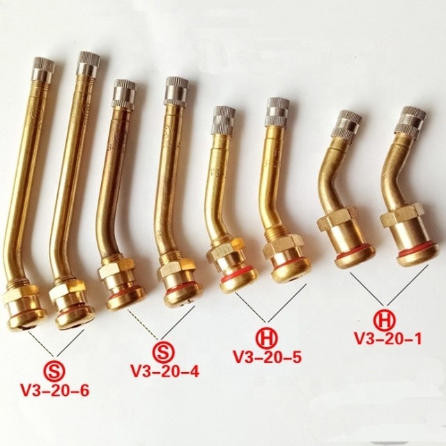 Universal Brass Tubeless Tire Valve with Extension Wheel Tire V3-20-1 V3-20-6 V3-20-4 V3-20-5 Стандартный OE NO. и универсальный