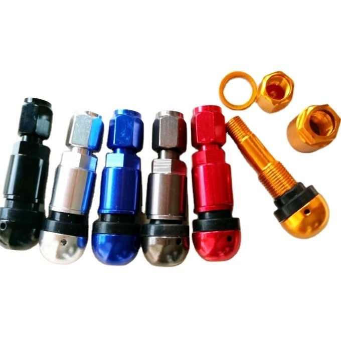 Универсальный год TPMS TR525 Беструбный клапан шины с пылевой крышкой из алюминия