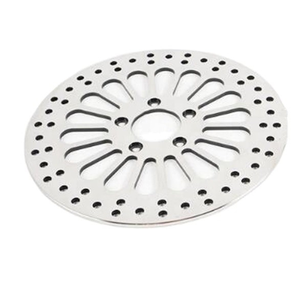 OD 299mm 11,8 дюйма Задние полированные тормозные роторы для Harley Правый левый монтажный отверстий 5 2,30 кг Положение передний задний