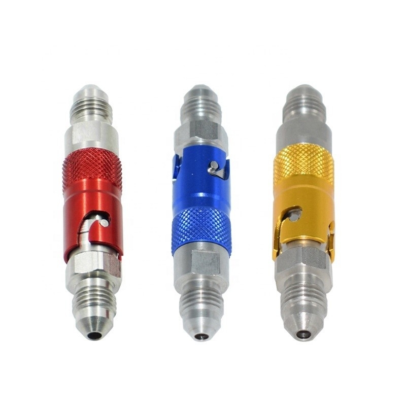 Universal AN3 Titanium Quick Release Dry Brake Coupling Hose Adapter Fittings for Universal Car Brake Line Connections (Универсальная AN3 титана с быстрым высвобождением) Фитинги для адаптеров шлангов сухого тормоза для универсальных автомобильных тормозных линий