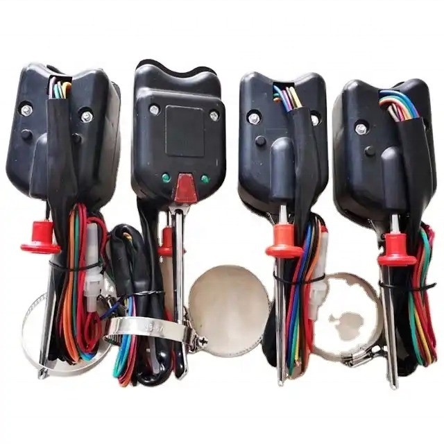 Черный универсальный горячий род Chrome Column Mount Turn Signal Switch с пуговицей опасности и стандартным размером OEM