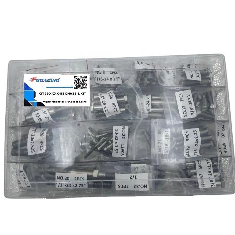 Universal Fitment Sprint Car Chassis Kit Быстрая смена Задняя и Задняя подвеска с титановым набором гоночного болта
