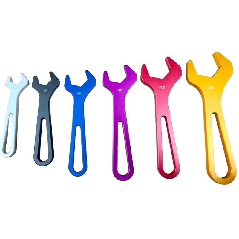 Универсальный AN Spanner Алюминиевый Billet Racing Tool Sets 6 шт. Один комплект AN4-AN16 Sprint Car Keys для гонок и настройки